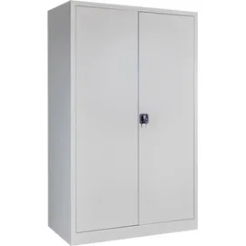 Stier Flügeltürenschrank, 1950x1200x600 mm, 4 Böden verzinkt, RAL 7035