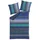 Traumschlaf Marley Gestreift Blau 240 x 220 cm + 2 x 80 x 80 cm