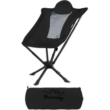 normani Outdoor Sports Campingstuhl Burnaby Schwarz