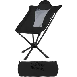 normani Outdoor Sports Campingstuhl Burnaby Schwarz