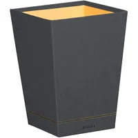 Rhodia Papierkorb aus Kunstleder, 27x27x32cm - Titan 194618C