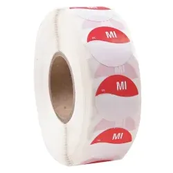 HYGOSTAR Tagesetikett, permanent 982513 , 1 Rolle = 1000 Stück, Mittwoch, rot
