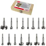DEMA Forstnerbohrer Set 15tlg. im Holzkasten