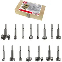 DEMA Forstnerbohrer Set 15tlg. im Holzkasten