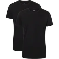CAMANO T-Shirt »comfort«, (2er Pack), mit Rundhalsausschnitt Camano black