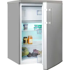 Amica KS 361 115 E Kühlschrank (135 l, 850 mm hoch, Edelstahl)