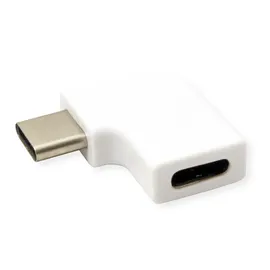 Roline USB 3.2 Gen 2 Adapter, USB Typ C - C, ST/BU, 90°, weiß