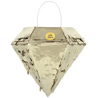Unique Industries Inc. Pinata Pinata Mini Diamant, Gold goldfarben