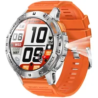 findtime Militär Smartwatch, Fitness Tracker Uhren mit LED Taschenlampe Telefonfunktion Outdoor Sportuhr IP68 Wasserdicht Blutdruck Herzfrequenz Monitor Fitnessuhr