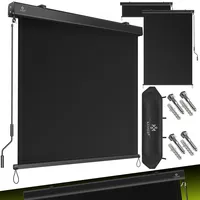 Kesser KESSER® Senkrechtmarkise Außenrollo Handkurbelmechanismus Balkonrollo Sonnen-und Sichtschutz, Beschattung