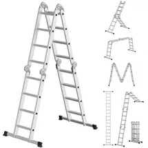 Songmics Trittleiter 16 Stufen
