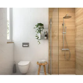 TRIZERATOP Duschsystem mit Duscharmatur Zweigriff chrom