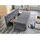 SUN GARDEN Schlafsofa Mikrofaser 2-Sitzer Grau