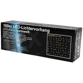 Lex 160er LED Lichtervorhang Außen Innen Warmweiß