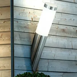 ETC Shop Wandleuchte RGB LED spritzwassergeschützt dimmbar Silber