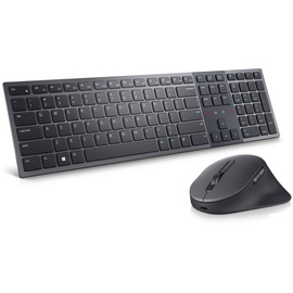 Dell KM900 Premier Collaboration Keyboard and Mouse Combo, graphit, USB/Bluetooth, DE (580-BBCX / KM900-GR-GER)