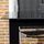 Outsunny Gartentisch 150 x 90 x 74 cm Schwarz