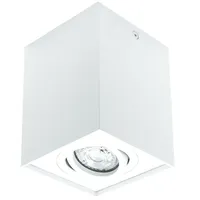 EDO PALLAD 1 WHITE 1 GU10 quadratisch Aluminium