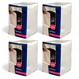 WESTCRAFT 1000 Zellstoff Servietten weiß 1/8 Falz, Tissueservietten 12 x 8,5 cm, für Bistro | Imbiss | Food Gastro | Tissue Gastronomie - kompatibel mit Cabanaz Spender (4 x 250 pieces)