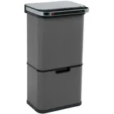 Svita Sensor-Mülleimer 60L Aktivkohle- und Selbstreinigungs-Funktion Grau