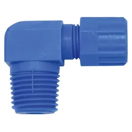 Riegler Winkel-Verschraubung, starr, R 1/8 a., für Schlauch 6/4 mm, POM