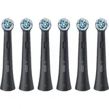 Oral B Oral-B, Zahnbürstenkopf, Toothbrush replacement iO Ultimate Clean Heads, For adults, Number of brush heads included 6, Black (6 x)