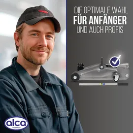 Alca Rangierwagenheber Stahl 2 t grau