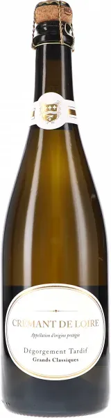 Crémant de Loire Tardif Grands Classiques Extra Brut Liv Vincendeau BIO