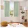 heimtexland ® Dekoschal Baumwolle Uni Blickdicht Vorhang Kräuselband Gardine Kinderzimmer Pastell Mint HxB 180x135 Typ625