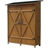 Habitat et Jardin Gartenschrank espacio 49 x 162 x 140 cm Braun