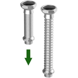 Meibes Inoflexi Stretch-Verbindungsrohr 1/2 Zoll