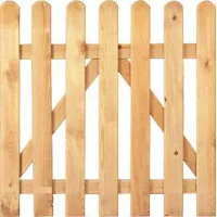 Tetzner & Jentzsch Gartentor 100 x 80 cm Grün/Holz