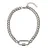 URBAN CLASSICS Fastener Necklace Silber