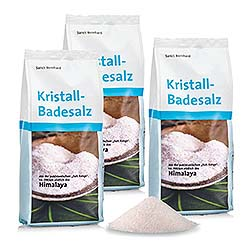 Kristall-Badesalz