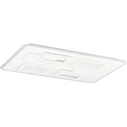 Fischer & Honsel LED-Deckenleuchte Lorado Alu, Eisen, Stahl Metall Weiß