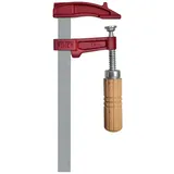 Schraubzwinge bis 400kg Spannkraft - Modell MM mit Holzgriff Spannweite 12-30 cm - Spannweite 15 cm