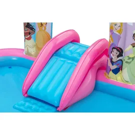 BESTWAY Disney Princess Wasserspielcenter Zauberhafte Welt Wasserrutsche 221 x 193 x 140 cm