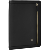 Wenger Amelie Women's Zippered Padfolio with Tablet Pocket Black