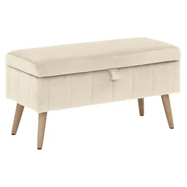 OTTO home Truhenbank AMIRA Beige 81 x 36 x 43 cm