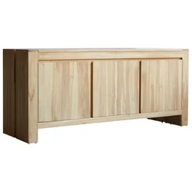 Tikamoon Buffet aus massivem Teakholz Eden 160 cm beige