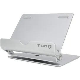 TooQ PH0002-S Silberner Tischständer für Smartphone/Tablet bis zu 10"