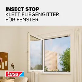 Tesa Fliegengitter STANDARD 130 x 150 cm Weiß