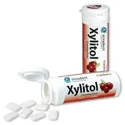 miradent Xylitol Chewing Gum Cranberry