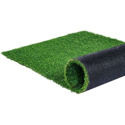 VEVOR Kunstrasen 1830x3050mm Rasenteppich Meterware PP+PE-Materialien Kunstrasenteppich 35mm Florhöhe Dichte von 17.000 Stichen mit Entwässerungslöchern Ideal für Außengärten Innenhöfe
