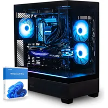 dcl24.de dcl24 Highend Streaming PC Intel i9-14900KF, RTX4080 Super, 64GB RAM, 2TB SSD, Gamer PC mit 24x6.0 GHz, WLAN, Windows 11 Pro Gaming PC für Streamer