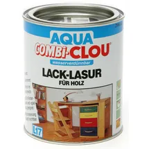 Clou Aqua Clou Lacklasur L17 Weiß seidenmatt 0,75 l