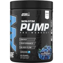 Applied Nutrition ABE Pump - All Black Everything Stim Free Pump Pre Workout Powder | Himalayan Salt from Salt Range Pakistan (500g - 40 Portionen) (Blue Razz)