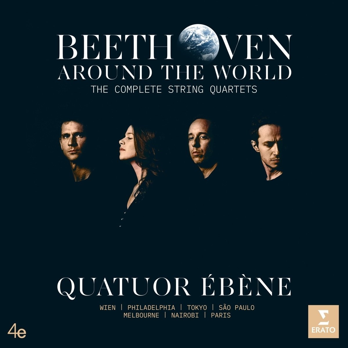 Beethoven Around The World-Compl.String Quartets - Quatuor Ébène. (CD)