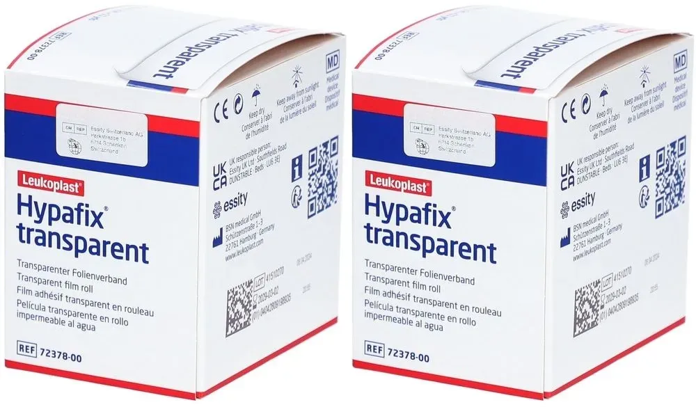 Hypafix Transparent Transparente Klebefolie in Rollen 5 cm x 10 m