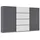 Rauch Schwebetürenschrank Avola 360 x 229 x 62 cm Grau